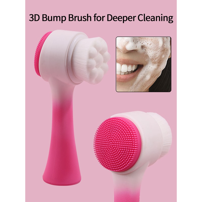 PureGlow Silicone Face Cleansing Brush For Deep Pore Cleansing Blackhead Removal 0