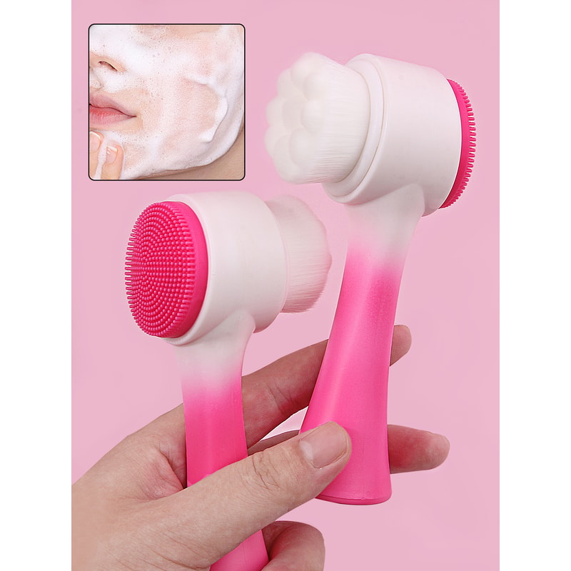 PureGlow Silicone Face Cleansing Brush For Deep Pore Cleansing Blackhead Removal 1