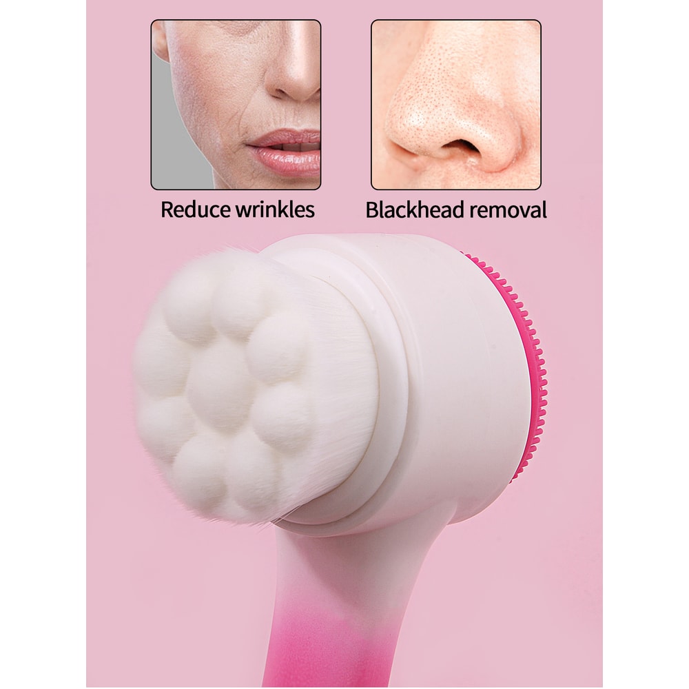 PureGlow Silicone Face Cleansing Brush For Deep Pore Cleansing Blackhead Removal 2