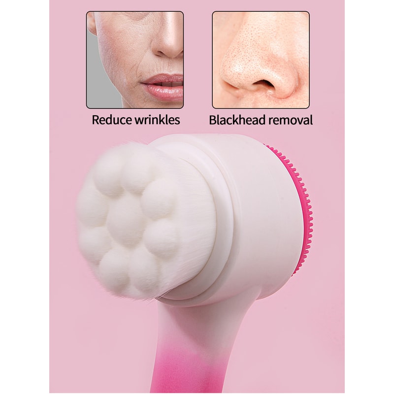 PureGlow Silicone Face Cleansing Brush For Deep Pore Cleansing Blackhead Removal 2