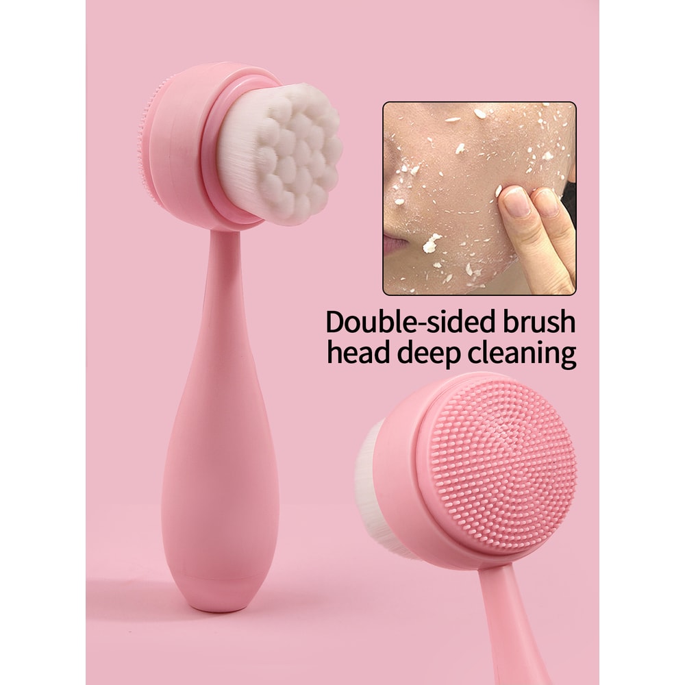 PureGlow Silicone Face Cleansing Brush For Deep Pore Cleansing Blackhead Removal 7