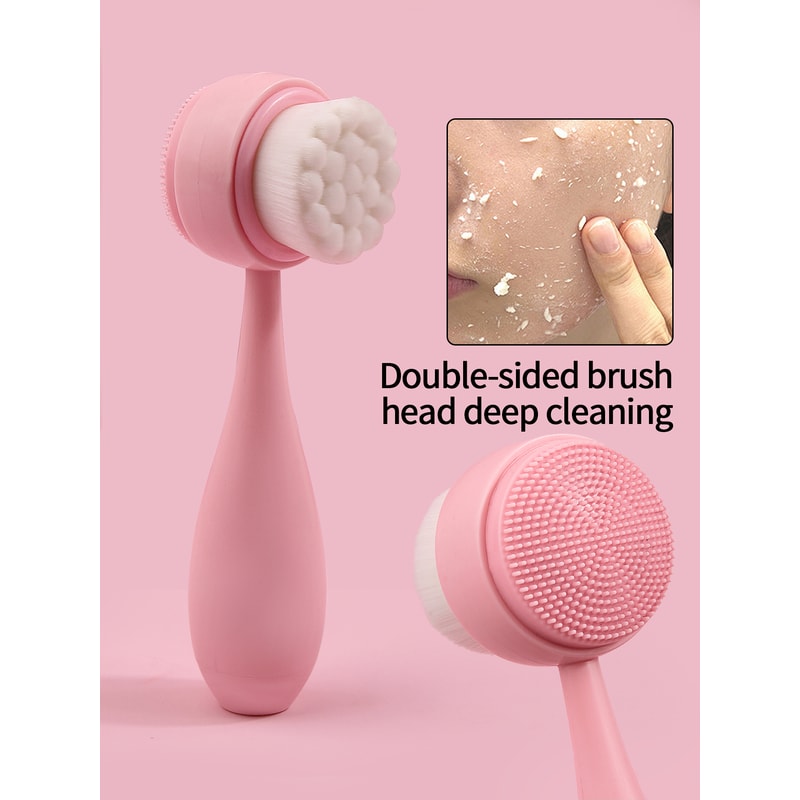 PureGlow Silicone Face Cleansing Brush For Deep Pore Cleansing Blackhead Removal 7