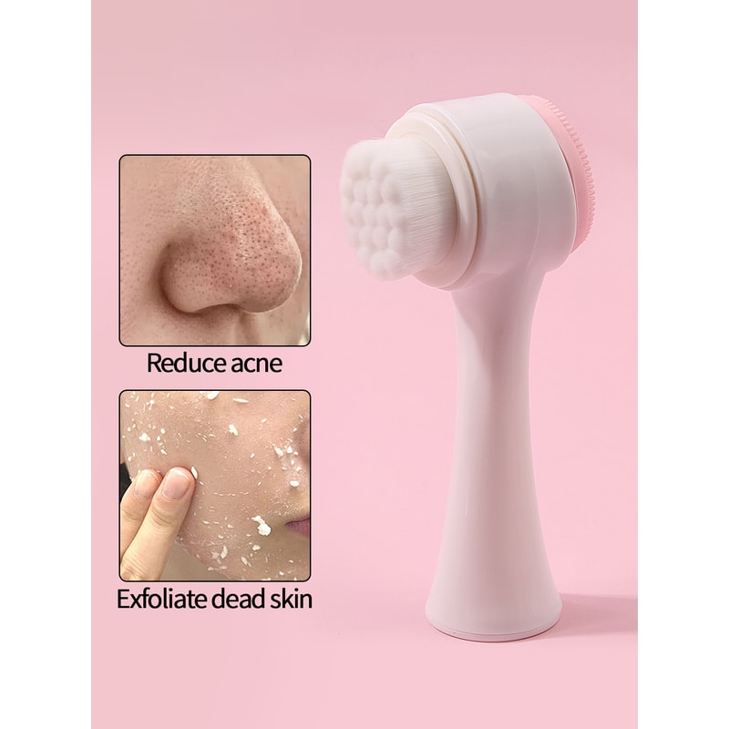 PureGlow Silicone Face Cleansing Brush For Deep Pore Cleansing Blackhead Removal 8