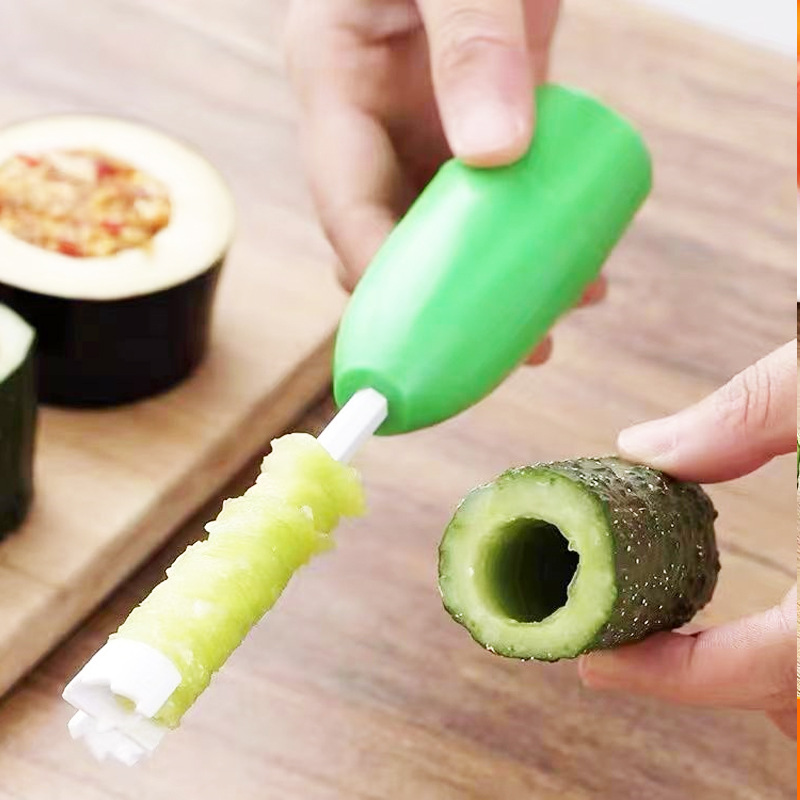 Stuffed Veggie Core Remover Set Vegetable Corer Zucchini Corer Kitchen Tool 0