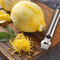Premium Lemon Zester Stainless Steel Citrus Peeler Fine Grater Tool 0