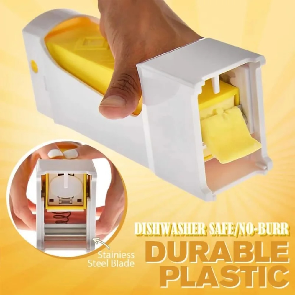 ButterEase Precision Butter Slicer Dispenser for Perfect Portions and Mess Free Spreading