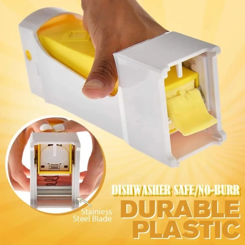 ButterEase Precision Butter Slicer Dispenser for Perfect Portions and Mess Free Spreading