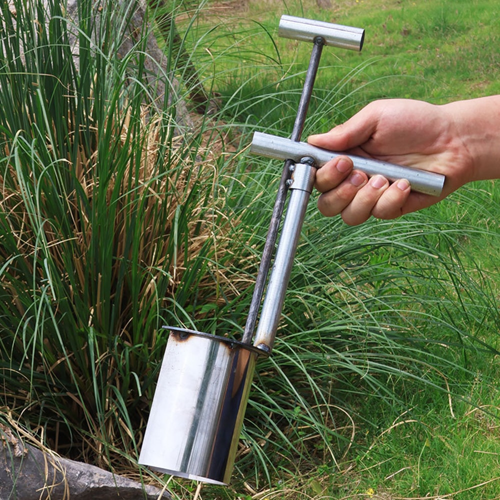 Stainless Steel Seedling Transplanter Tool For Vegetable Garden Planting 0
