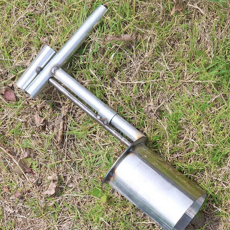Stainless Steel Seedling Transplanter Tool For Vegetable Garden Planting 4