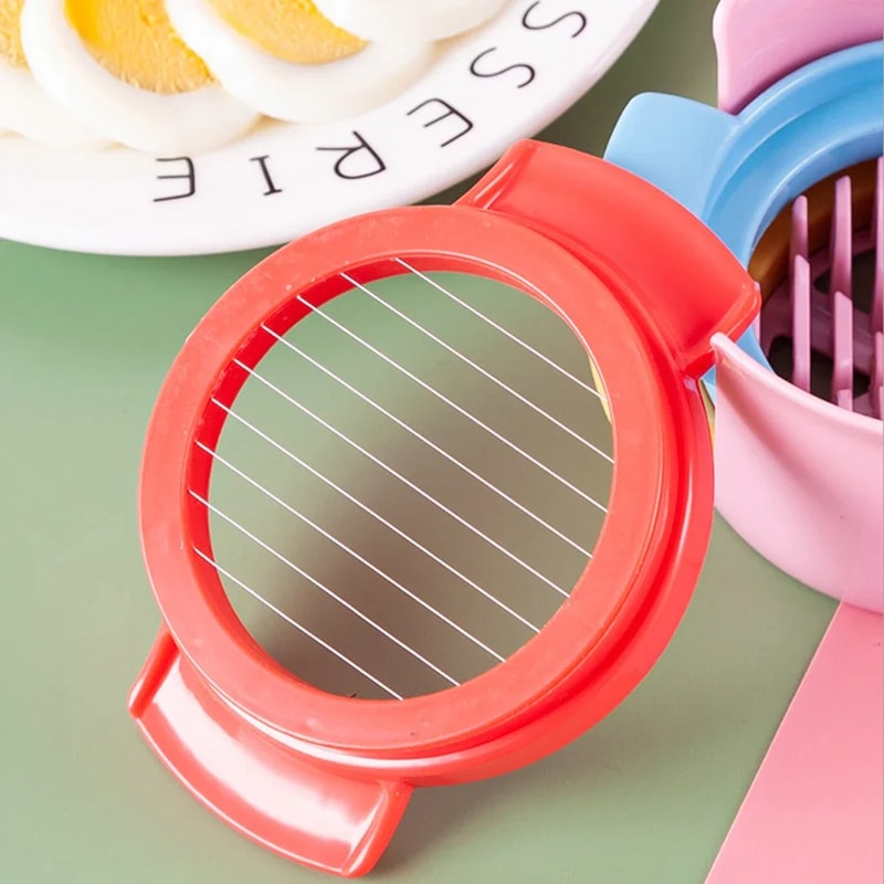 Stainless Steel Egg Slicer for Hard Boiled Eggs and Soft Fruits