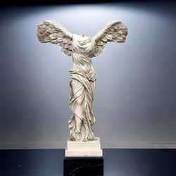 Winged Victory Goddess Statue: Retro Greek Office Desk Decoration for Living Room, Interior Shelf Decor & More