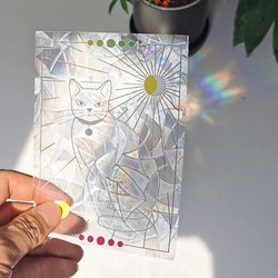 3D Rainbow Sun Catcher Wall Stickers | Light Catcher Window Film | Self-Adhesive Decal | Motorcycle Sticker | Home Decor