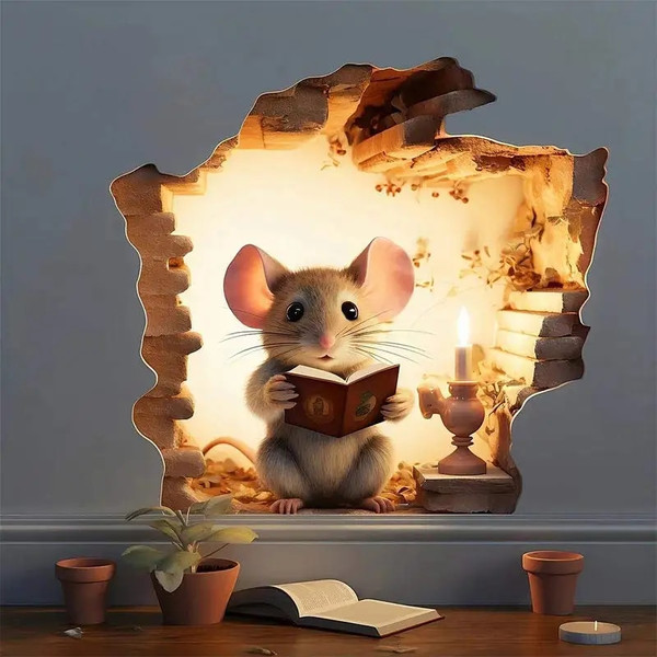 E64SM736-Mouse-Hole-Wall-Sticker-Mouse-Book-Lover-s-Vinyl-Decal-Mouse-Reading-Decor-Cute-Mouse.jpg