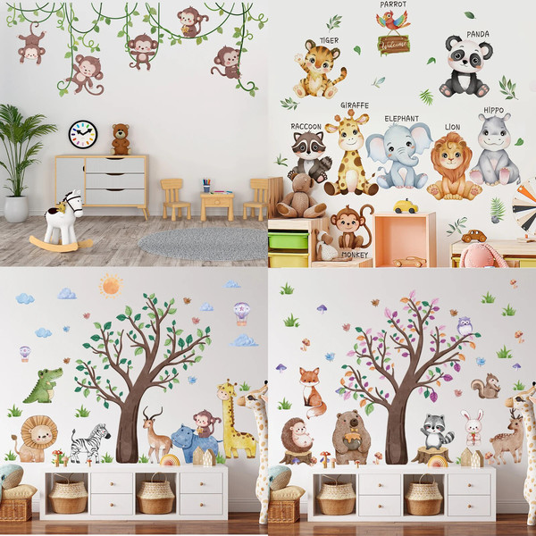 vOIvSafari-Jungle-Woodland-Animals-Wall-Decals-Wall-Stickers-for-Boys-Girls-Baby-Nursery-Kids-Bedroom-Living.jpg