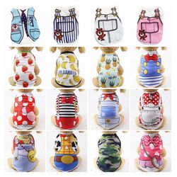 puppy kitten pet cartoon clothing: spring-summer-autumn vests, coats, jackets