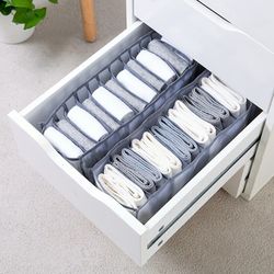 Foldable Underwear Organizer: Efficient Clothes Wardrobe Box for Closet Room Organization and Bra Storage in Bedroom She
