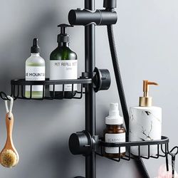 Bathroom Faucet Storage Rack: Shower Soap Holder & Organization Shelves