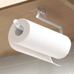 Wall Mounted Paper Towel Holders & Toilet Paper Holders for Bathroom & Kitchen Organization