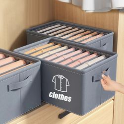 6/7/9 Grid Clothes Storage Box: Closet Organizer for Home - Space-Saving Shirt Storage Compartment