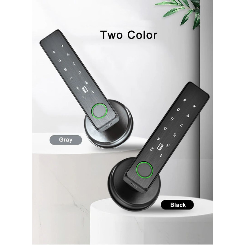 WiFi Remote Control Smart Fingerprint Lock For Indoor Wooden  Metal Doors 13