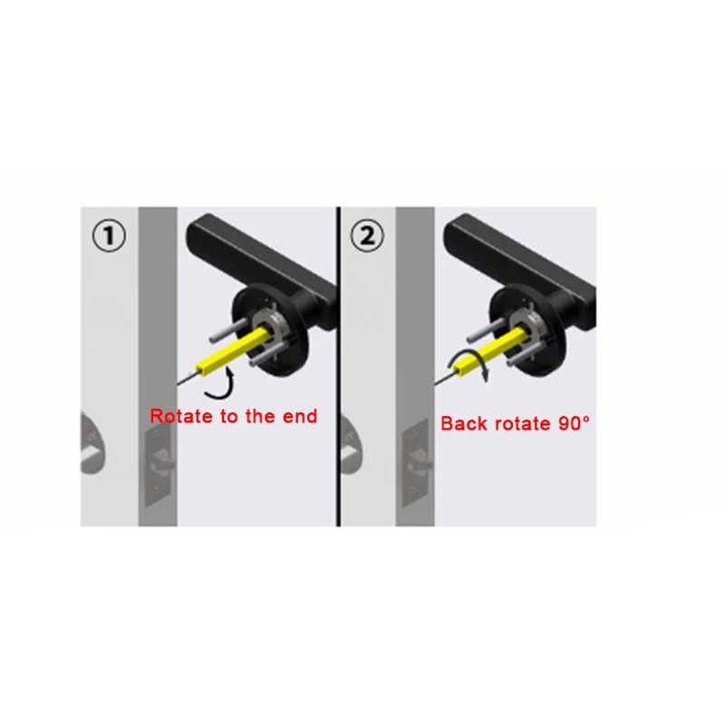 WiFi Remote Control Smart Fingerprint Lock For Indoor Wooden  Metal Doors 17