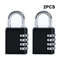 4Digit Password Padlock With Long Shackle Secure Gym Locker School Locker  Fence Gate Lock 16
