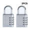 4Digit Password Padlock With Long Shackle Secure Gym Locker School Locker  Fence Gate Lock 17
