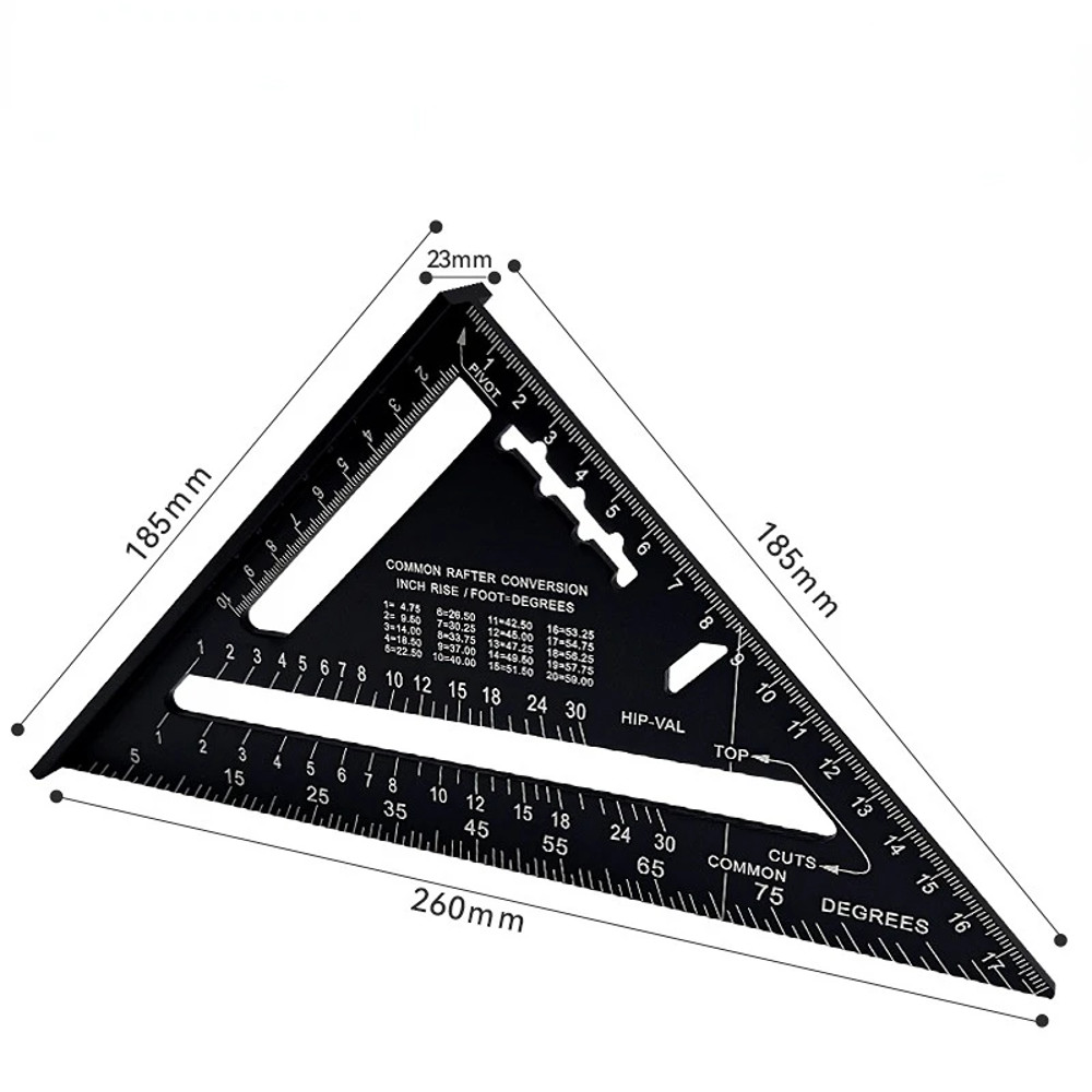 Durable Construction Measuring Ruler