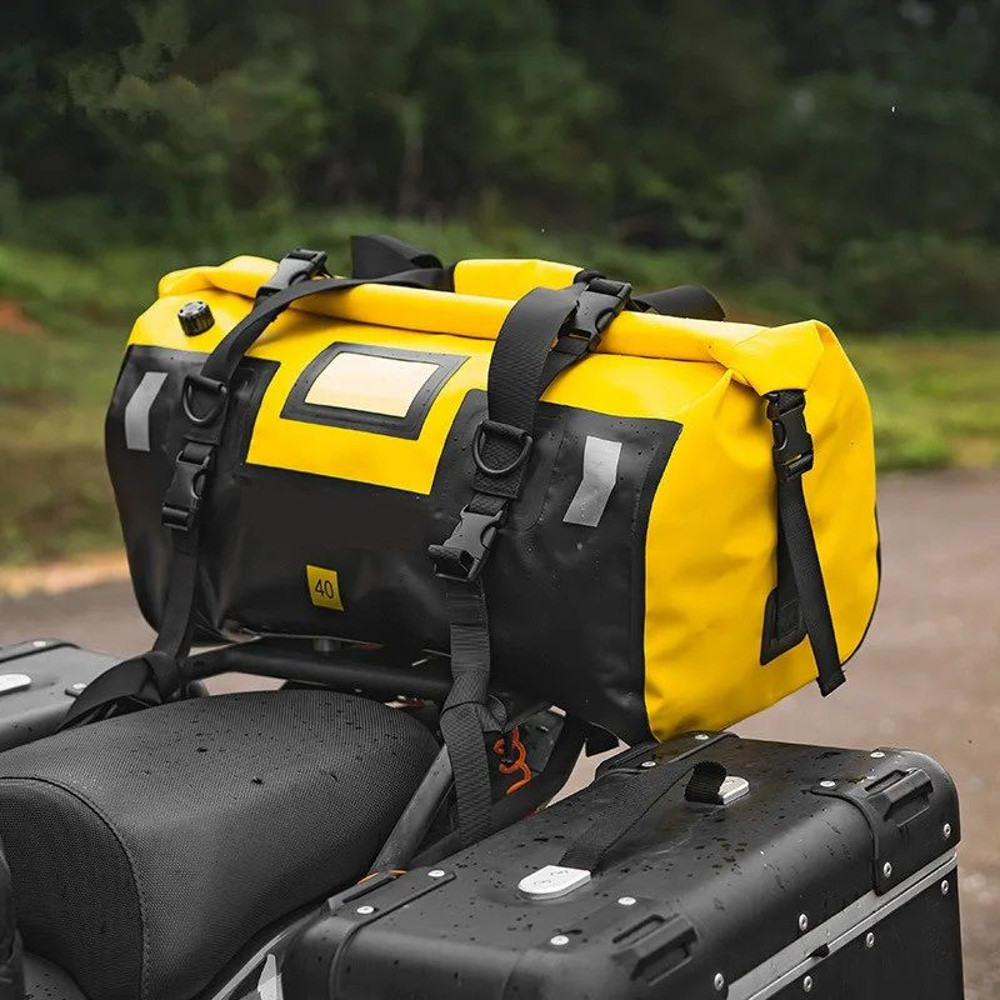 Motorcycle Dry Bag Waterproof Reflective Duffle Bag For Riding Boating Fishing Outdoor Adventures 0