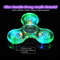 Crystal Luminous LED Fidget Spinner Glow In Dark Hand Spinner EDC Stress Relief Toy  Kinetic Gyrosc 2