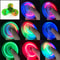 Crystal Luminous LED Fidget Spinner Glow In Dark Hand Spinner EDC Stress Relief Toy Kinetic Gyrosc 4
