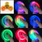 Crystal Luminous LED Fidget Spinner Glow In Dark Hand Spinner EDC Stress Relief Toy Kinetic Gyrosc 10