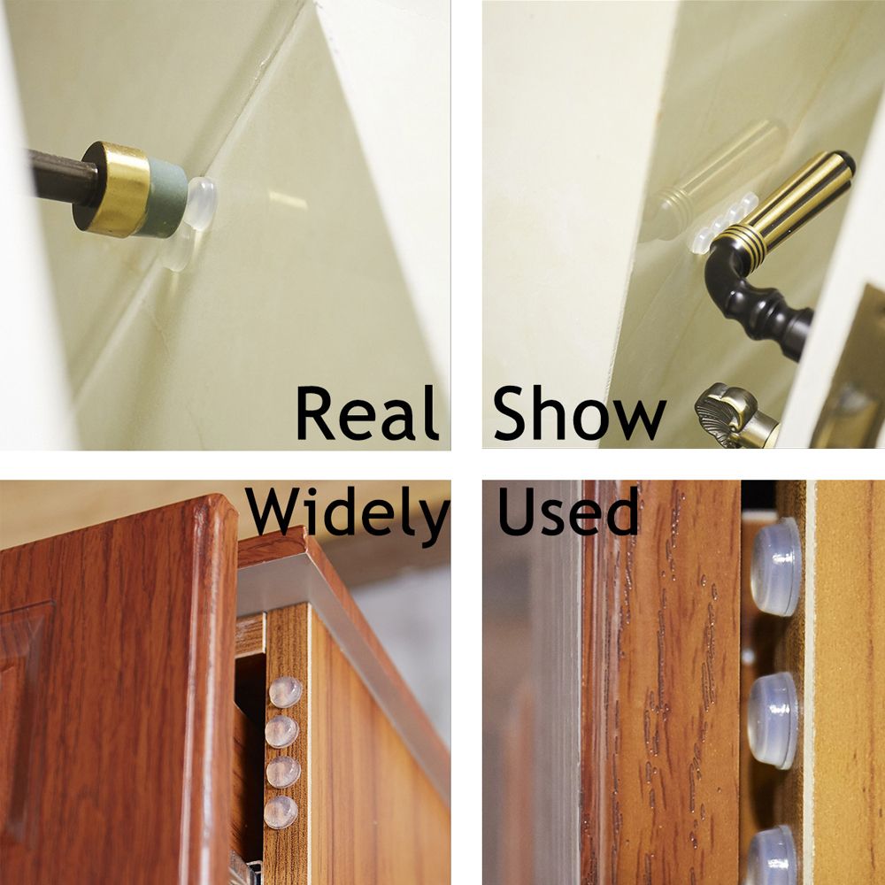 SelfAdhesive Door Stopper Silicone Cushion Protective Pads For Cabinets Drawers  Furniture 5