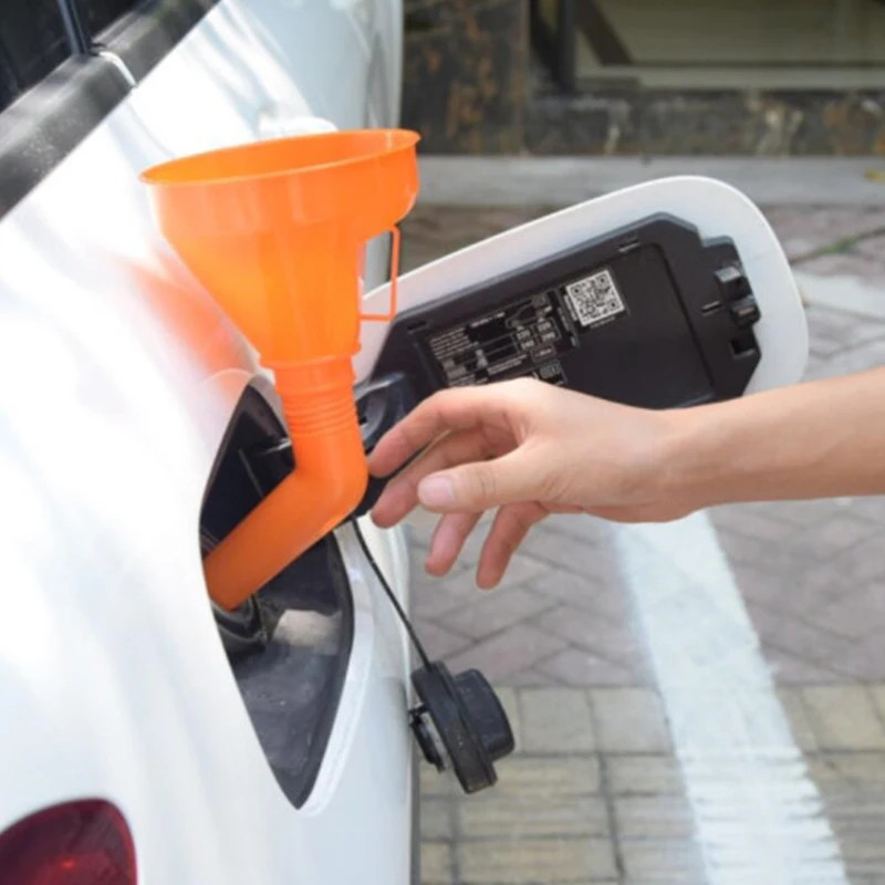 Heavy Duty Refueling Funnel With Filter Motorcycle  Car Oil Funnel For Easy Gasoline Filling 1