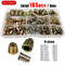 Threaded Insert Nut Kit  ENut Set With Hex Socket Head For Wooden Furniture  Cabinets M4 M5 M6 M8 6