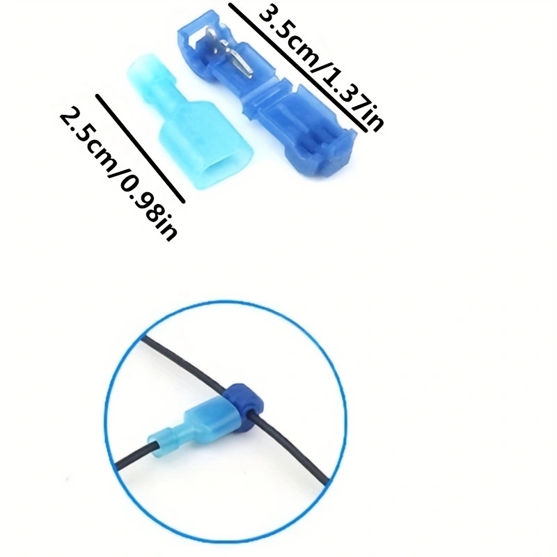 20 Pairs Quick Electrical Cable Connectors Snap Splice Lock Wire Terminals For Secure Crimp Connect 3
