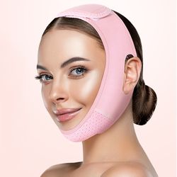 reusable face strap, v line mask & double chin reducer for a sculpted jawline
