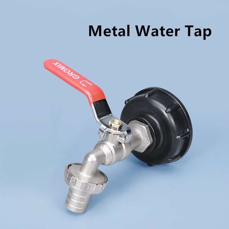 Metal Hose Coupling Water Pipe Fitting Durable IBC Tank Tap Connector for Garden Home Use