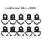 10Pcs Heavy-Duty Stainless Steel D Rings – Secure Tie Down Anchors & Lashing Rings for Car, Boat, Trailer, RV Load