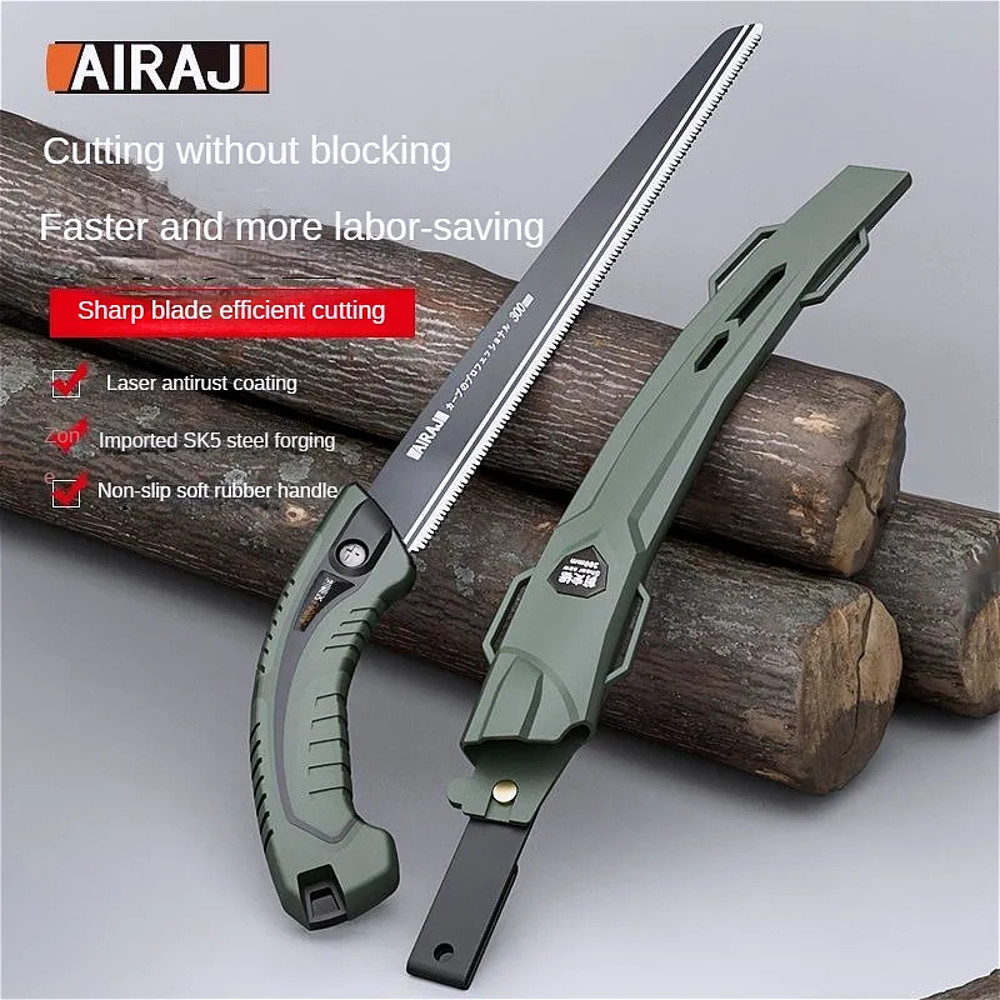 Premium Hand Saw for Woodworking Japanese-Style Fine-Tooth Saw for Garden & DIY Cutting Tools