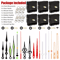 6PCS DIY Wall Quartz Clock Movement Mechanism Kit  Repair Tool Parts For Replacement 0