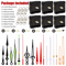 6PCS DIY Wall Quartz Clock Movement Mechanism Kit Repair Tool Parts For Replacement 0