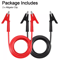 Premium Alligator Clips For Multimeter HighVoltage Electrical Test Leads Jumper Wires Set 2PCS 15 6