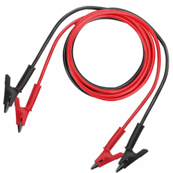 premium alligator clips for multimeter – high-voltage electrical test leads & jumper wires set (2pcs, 1500v/15a)