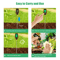 LCD Digital PH Soil Tester 5in1 Plant Lawn Moisture Temperature Test Meter For Garden Farm Potted P 2
