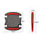 Universal Car Door Handle Protector Film Stickers ScratchResistant For Tata Aria Bolt Indica Nexon  6