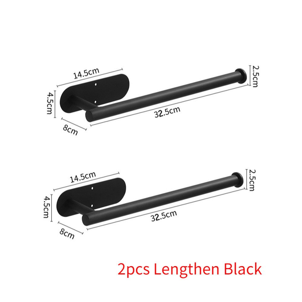 Stainless Steel SelfAdhesive Toilet Paper Towel Holder PunchFree Roll Paper Holder For Kitchen Bat 11