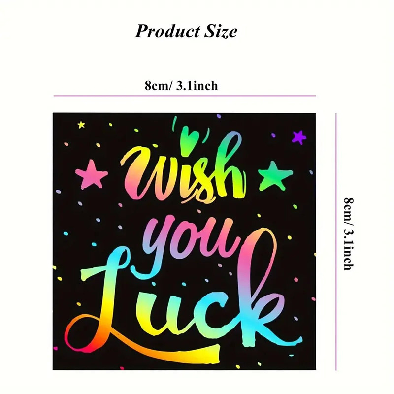 Dazzling Scratch Painting Kit ParentChild Interactive Toys With Note Cards  Handmade Painting Fun 5
