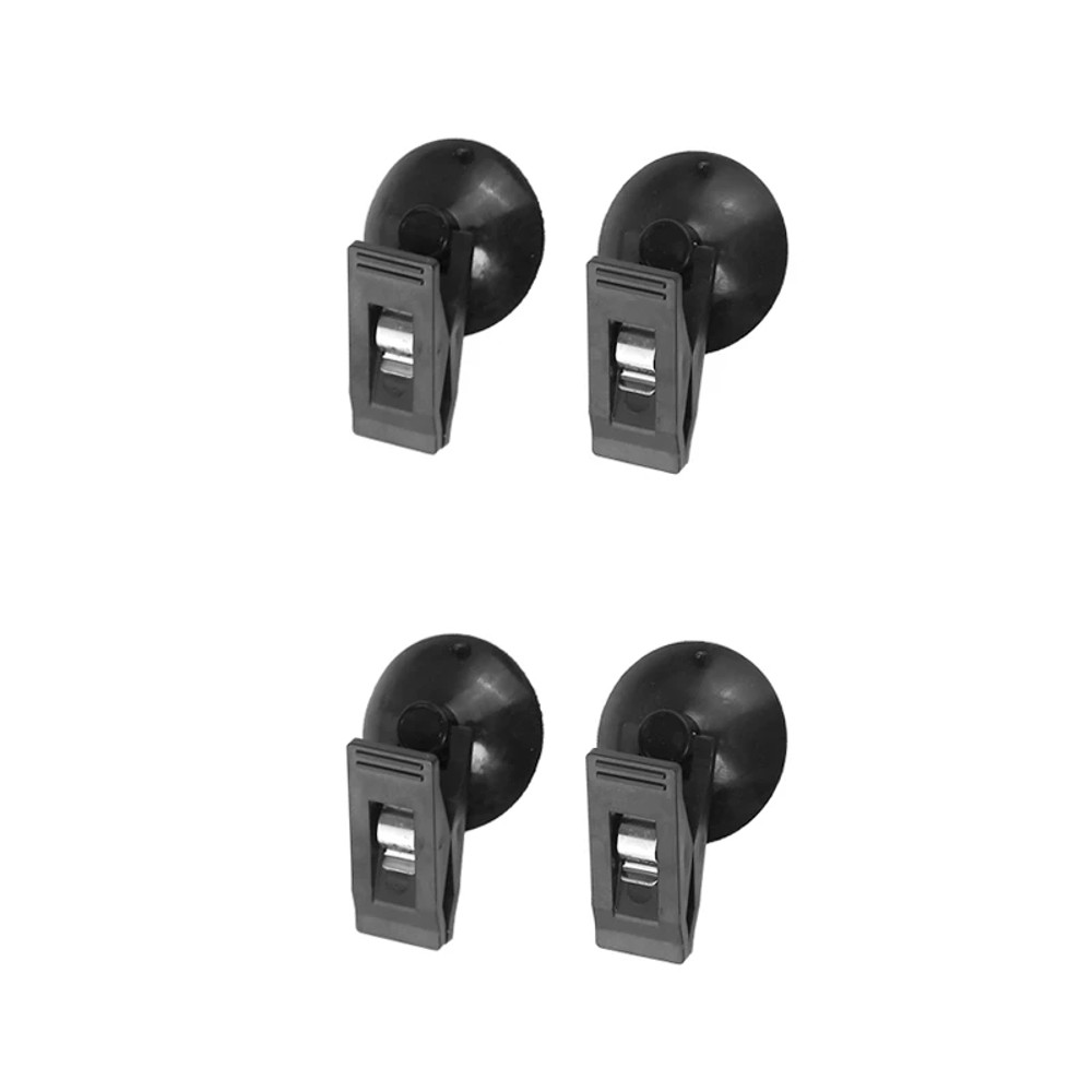 Car Interior Window Clip Black Suction Cap Clip For Sunshade Towel  Ticket Holder 5