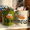 Cute Desk Pen Holder,Playful Cartoon Design with Bonus Letter Stickers,Perfect for Office, Home, or School Organization